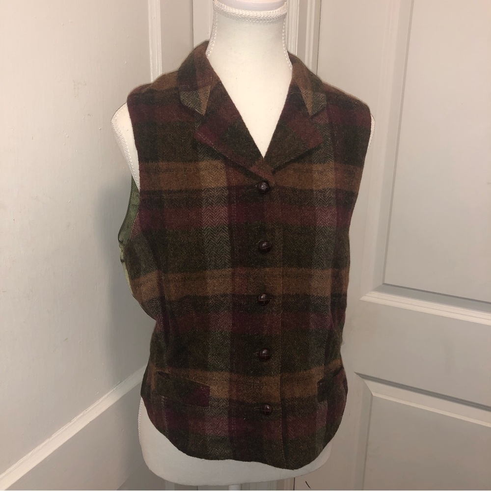Bushwacker ladies wool mohair mix waist coat vest size large